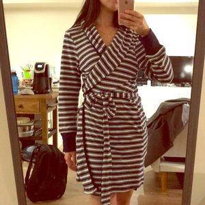Nautica striped bathrobe